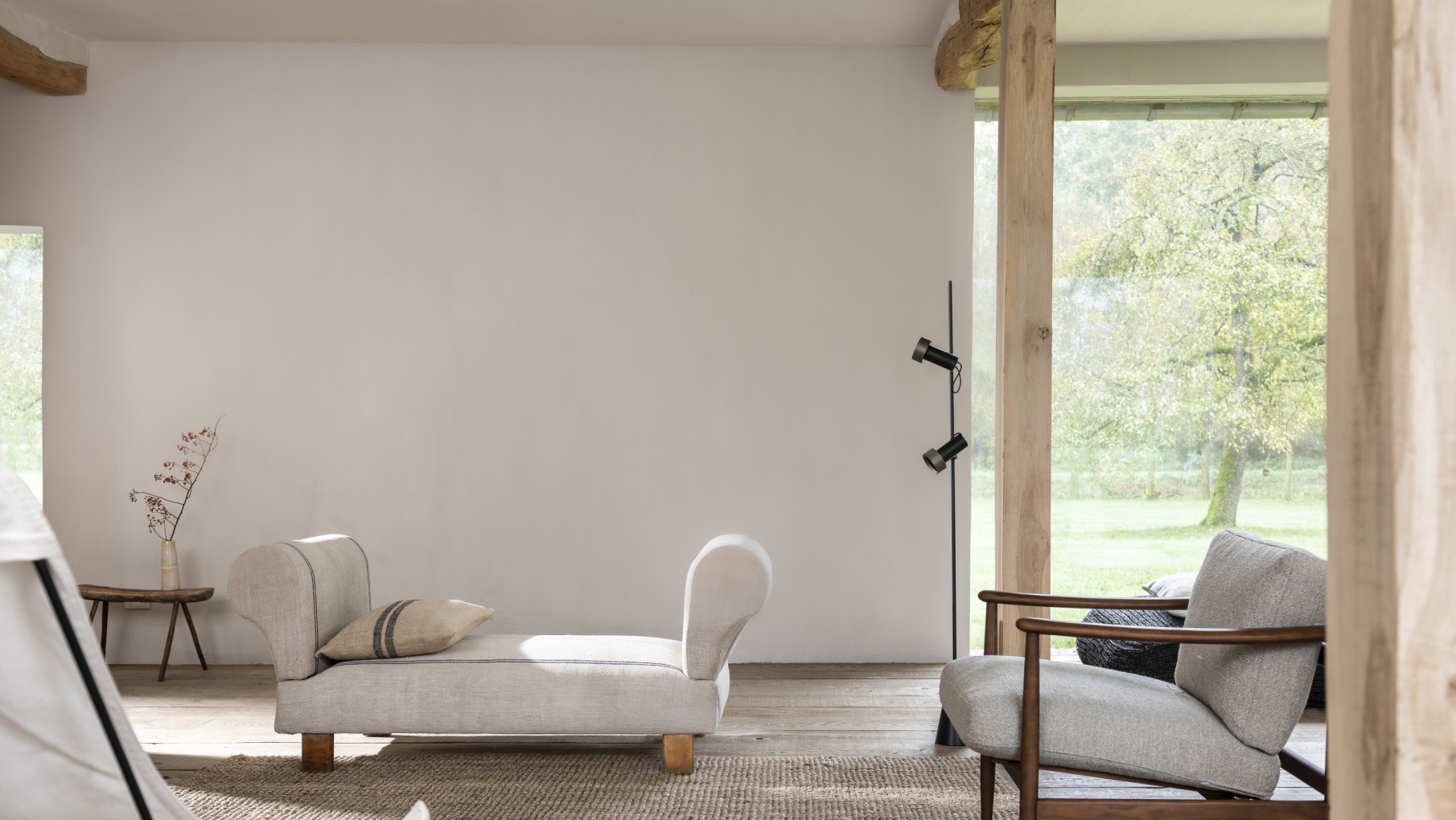 Vigas de madera, carácter y calidez